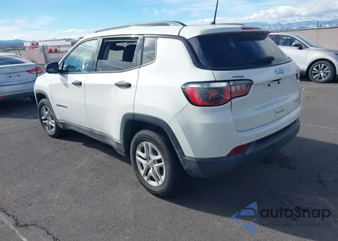 2018 Jeep Compass Sport Fwd from USA, damaged, VIN 3C4NJCAB6JT181629